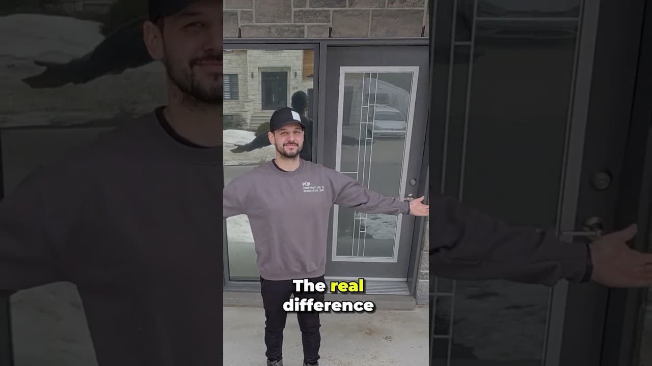 Entry Door Ad | Premium Installation + Long-Term Performance | Pur Construction